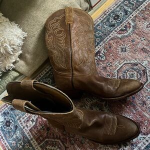 Cody James distressed suede western leather cowboy boots shoes size 8.5 riding